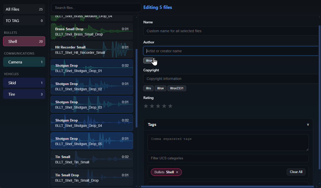 Multi-file Editing